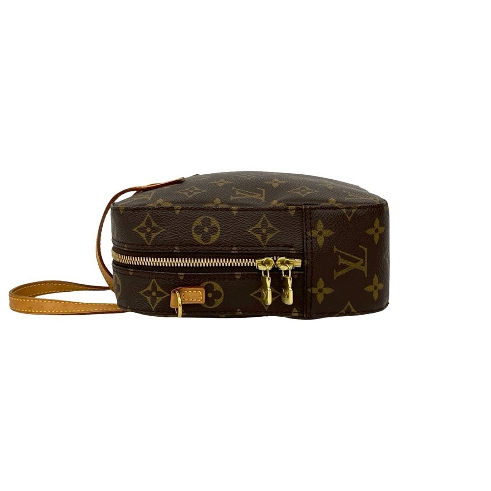 LOUIS VUITTON Brown Monogram Leather Shoulder Bag - Picture 5 of 10